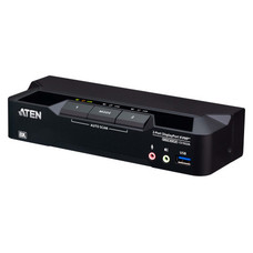 ATEN Conmutador KVMP™ DisplayPort 8K con 2 puertos USB 3.0 (cables incluidos) (Espera 4 dias)-SX60 ATEN Conmutador KVMP™ DisplayPort 8K con 2 puertos USB 3.0 (cables incluidos) (Espera 4 dias)
