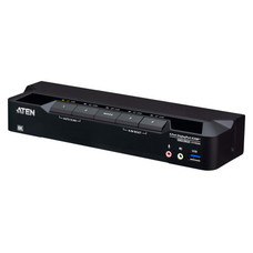 ATEN Conmutador KVMP™ de 4 puertos USB 3.0 y DisplayPort 8K (cables incluidos) (Espera 4 dias)-SX60 ATEN Conmutador KVMP™ de 4 puertos USB 3.0 y DisplayPort 8K (cables incluidos) (Espera 4 dias)