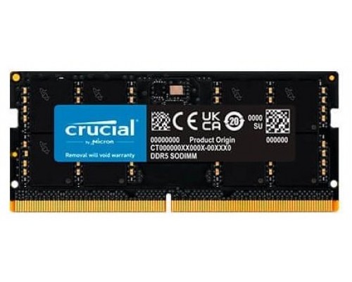 MEMORIA CRUCIAL SO-DIMM 32GB 4800MHZ CL40