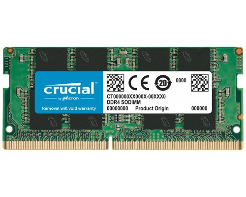 MEMORIA SODIMM DDR4  4GB PC4-21300 2666MHZ CRUCIAL