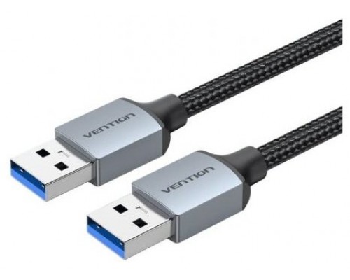 CABLE USB-A 3.0 A USB-A M-M 1 M NEGRO VENTION (Espera 4 dias)