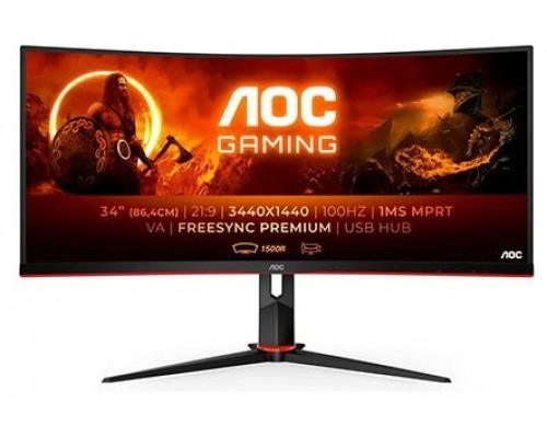 MONITOR AOC CU34G2 BK