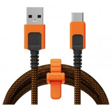 CABLE XTREME USB-A A USB-C 1.5M NEGRO/NARANJA XTORM (Espera 4 dias)
