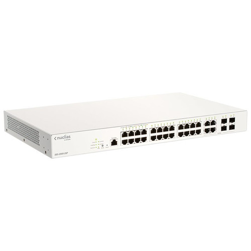 D-LINK SWITCH SMART NUCLIAS CLOUD 28 PUERTOS 10/100/1Gbit w/4 Gbit. SFP (Espera 4 dias)-SX30 D-LINK SWITCH SMART NUCLIAS CLOUD 28 PUERTOS 10/100/1Gbit w/4 Gbit. SFP (Espera 4 dias)