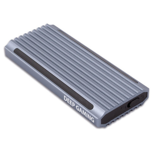 CAJA EXTERNA SSD M.2 NVMe RGB USB3.1 PLATA DEEPGAMING (Espera 4 dias)-SX30 CAJA EXTERNA SSD M.2 NVMe RGB USB3.1 PLATA DEEPGAMING (Espera 4 dias)