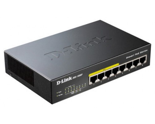 SWITCH D-LINK DGS-1008P 8PTOS 10/100/1000