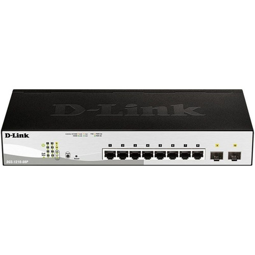 D-Link DGS-1210-08P/E Switch 8xGB PoE 2xSFP
