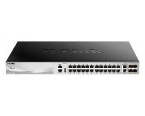 SWITCH D-LINK 24 PUERTOS 10-100-1000 XSTACK 4SFP 1