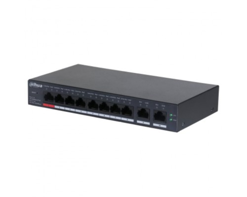 (DH-CS4010-8ET-110) DAHUA SWITCH 10 PUERTOS CLOUD MANAGEMENT 8 POE (Espera 4 dias)