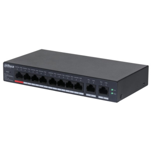 SWITCH CLOUD DAHUA DH-CS4010-8GT-110 GIGABIT SWITCH WITH 8-PORT POE