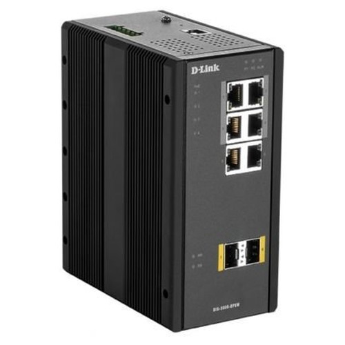 SWITCH INDUSTRIAL D-LINK DIS-300G-8PSW 4P POE + 2P