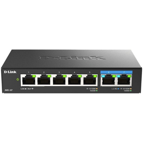 D-Link DMS-107 7xMGb Unmanaged Switch