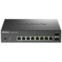 D-Link DMS-1250-10SPL/E Switch 8xMG PoE 2xSFP+ L2