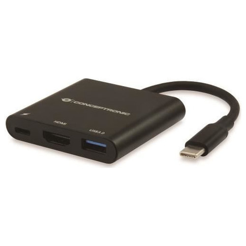 DOCKING USB-C CONCEPTRONIC DONN01B A 1xHDMI HEMBRA-SX25 DOCKING USB-C CONCEPTRONIC DONN01B A 1xHDMI HEMBRA