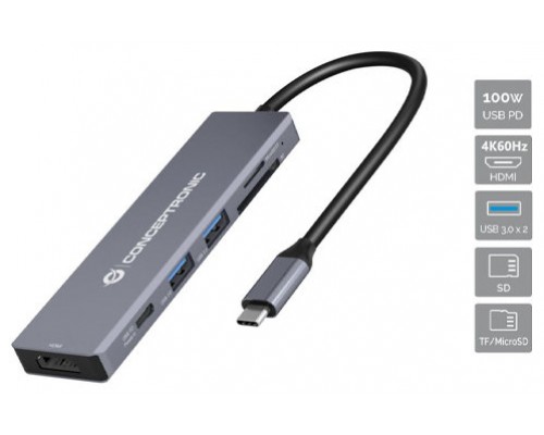 Docking Usb-c Conceptronic Donn23g 1xhdmi 4k 2xusb-a