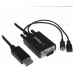 STARTECH CABLE 2M DISPLAYPORT A VGA CON AUDIO