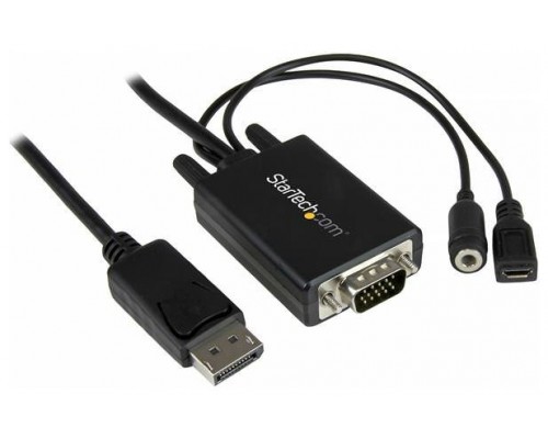 STARTECH CABLE 3M DISPLAYPORT A VGA CON AUDIO