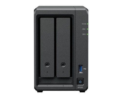 Synology DP320 NAS 2xGbE i/2xHDD 8TB 2-Bay-IA25 Synology DP320 NAS 2xGbE i/2xHDD 8TB 2-Bay