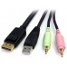 STARTECH CABLE CONMUTADOR KVM USB DISPLAYPORT® 4 E