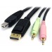 STARTECH CABLE CONMUTADOR KVM USB DISPLAYPORT® 4 E