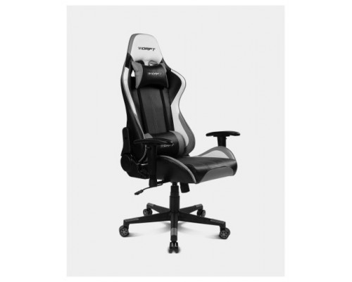 DRIFT DR175 Silla para videojuegos universal Asiento acolchado Negro, Gris, Blanco (Espera 4 dias)