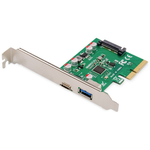 DIGITUS TARJETA PCIE USB TYPE-C + USB-A-SX20 DIGITUS TARJETA PCIE USB TYPE-C + USB-A