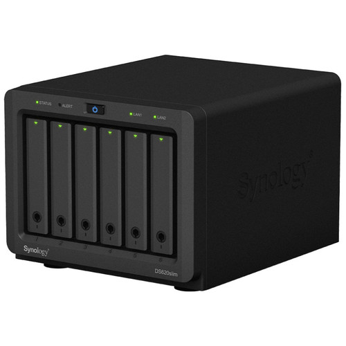 NAS SYNOLOGY DS620SLIM 6BAY 2.5IN 2.0GHZ DC EXT2X GBE 2X USB 3.0-SX25 NAS SYNOLOGY DS620SLIM 6BAY 2.5IN 2.0GHZ DC EXT2X GBE 2X USB 3.0