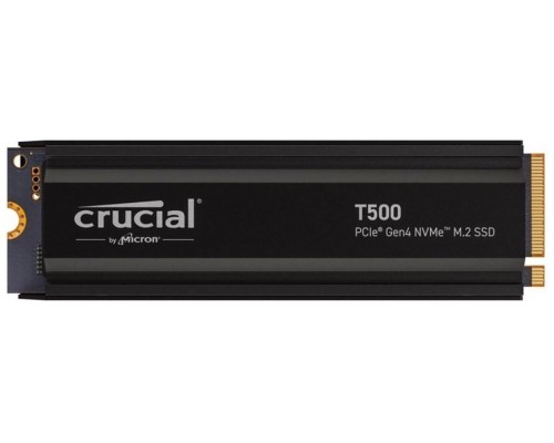 Crucial T500 SSD 4TB PCIe NVMe 4.0 x4 con HS-IA20 Crucial T500 SSD 4TB PCIe NVMe 4.0 x4 con HS
