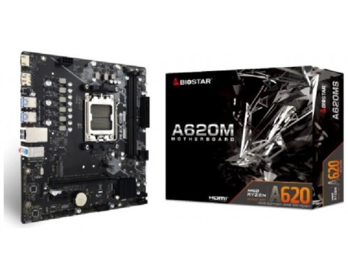 PB BIOSTAR A620MS Skt AM5 2xDDR5 5200MHz 1xHDMI 1xDP
