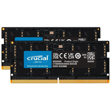 64GB Kit2x32GB DDR5-4800 SODIMM CrucialCrucial - DDR5 - kit-SX20 64GB Kit2x32GB DDR5-4800 SODIMM CrucialCrucial - DDR5 - kit