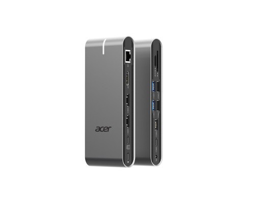 Acer HP.DSCAB.022 base para port&aacute;til y replicador de puertos Al&aacute;mbrico USB 3.2 Gen 1 (3.1 Gen 1) Type-C Plata (Espera 4 dias)