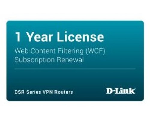 LICENCIA DLINK DE FILTRADO DE CONTENIDO WEB DINAMICO