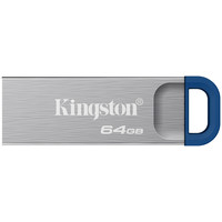 Kingston Technology DataTraveler 64GB ® Kyson, USB 3.2 Gen 1 metálico, 220 MB/s (Espera 4 dias)-SX60 Kingston Technology DataTraveler 64GB ® Kyson, USB 3.2 Gen 1 metálico, 220 MB/s (Espera 4 dias)