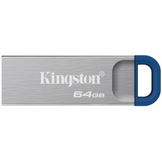 Kingston Technology DataTraveler 64GB ® Kyson, USB 3.2 Gen 1 metálico, 220 MB/s (Espera 4 dias)-SX60 Kingston Technology DataTraveler 64GB ® Kyson, USB 3.2 Gen 1 metálico, 220 MB/s (Espera 4 dias)