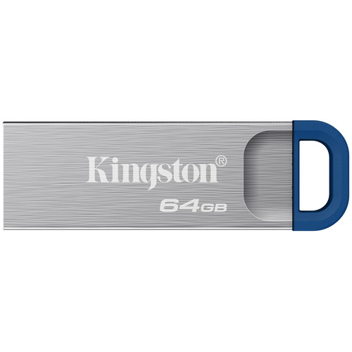 Kingston Technology DataTraveler 64GB ® Kyson, USB 3.2 Gen 1 metálico, 220 MB/s (Espera 4 dias)-SX60 Kingston Technology DataTraveler 64GB ® Kyson, USB 3.2 Gen 1 metálico, 220 MB/s (Espera 4 dias)
