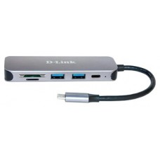 ADAPTADOR RED D-LINK USB-C 5 EN 1 LECTOR SD/MDS