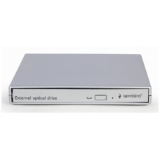 UNIDAD DE DVD USB EXTERNA GEMBIRD PLATA