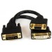 STARTECH CABLE DIVISOR 20CM DVI-I MACHO A DVI-D Y