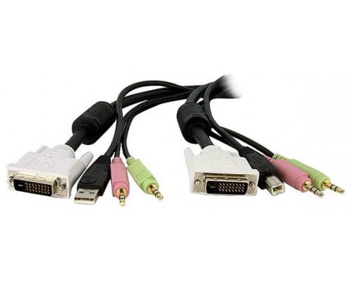 STARTECH CABLE 3M SWITCH CONMUTADOR KVM 4-EN-1 DVI