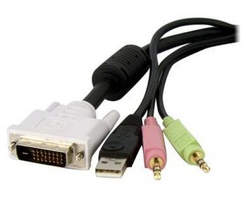 CABLE KVM STARTECH 4 EN 1 DVI-D