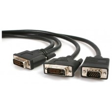 STARTECH CABLE 1,8M SPLITTER DVI-I A DVI-D Y VGA