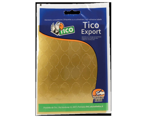 PAQUETE 10 HOJAS ETIQUETAS SATINADAS ORO 48X18 MM TICO E-GL-4818 (Espera 4 dias)-SX28 PAQUETE 10 HOJAS ETIQUETAS SATINADAS ORO 48X18 MM TICO E-GL-4818 (Espera 4 dias)