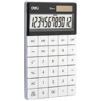 DELI Calculadora de sobremesa E1589 12 digitos rojo-IR60 DELI Calculadora de sobremesa E1589 12 digitos rojo