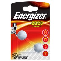 BLISTER 2 PILAS DE BOTON MODELO CR2025 ENERGIZER E301021501 (Espera 4 dias)
