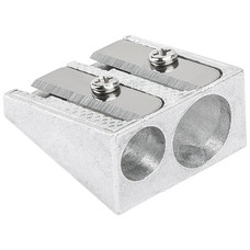DELI Afilalapiz aluminio 2 agujeros-IR37 DELI Afilalapiz aluminio 2 agujeros