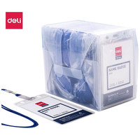DELI C.50 identificadores PVC vertical 95x68mm incluye cordon