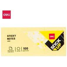 DELI Pack.3 Notas adhesivas 100h 38x51mm amarillo-IR35 DELI Pack.3 Notas adhesivas 100h 38x51mm amarillo