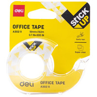 DELI Cinta adhesiva transparente 18mmx7,62m