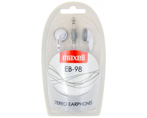 AURICULAR INTRAUDITIVO MAXELL EB-98 BLANCO JACK 3.5mm-SX32 AURICULAR INTRAUDITIVO MAXELL EB-98 BLANCO JACK 3.5mm