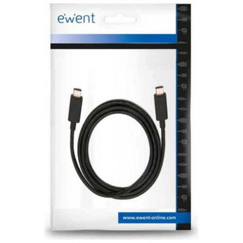 Ewent EC1046 cable USB 1 m USB 3.2 Gen 2 (3.1 Gen 2) USB C Negro (Espera 4 dias)-SX60 Ewent EC1046 cable USB 1 m USB 3.2 Gen 2 (3.1 Gen 2) USB C Negro (Espera 4 dias)